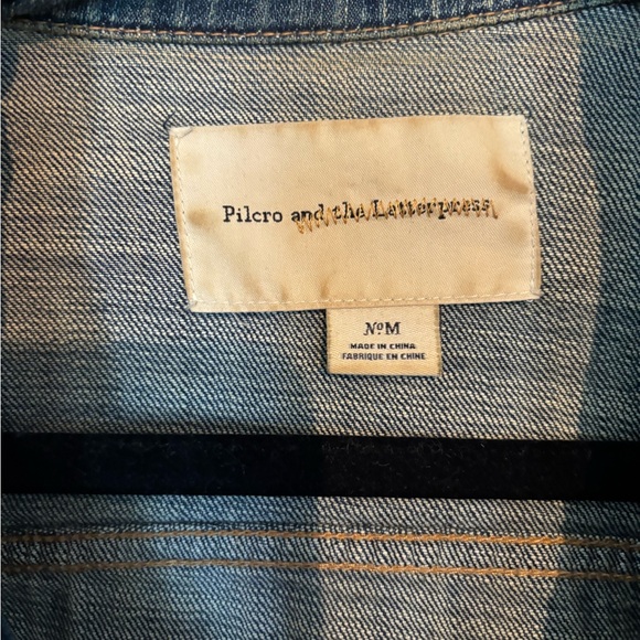 Pilcro and the Letterpress Blue Denim Jacket - Picture 2 of 7